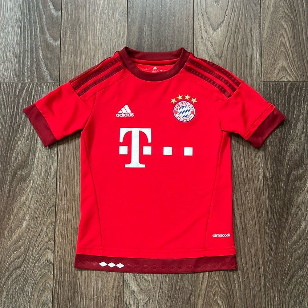 Youth Adidas FC Bayern Munchen Soccer Jersey sz S
